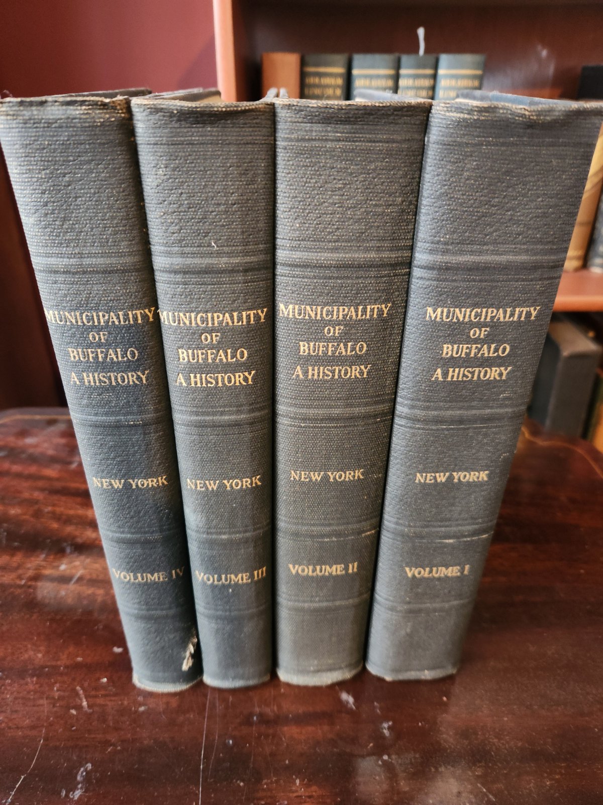 Cover of Municipality of Buffalo, New York: a History 1720 - 1923 , 4 Volumes