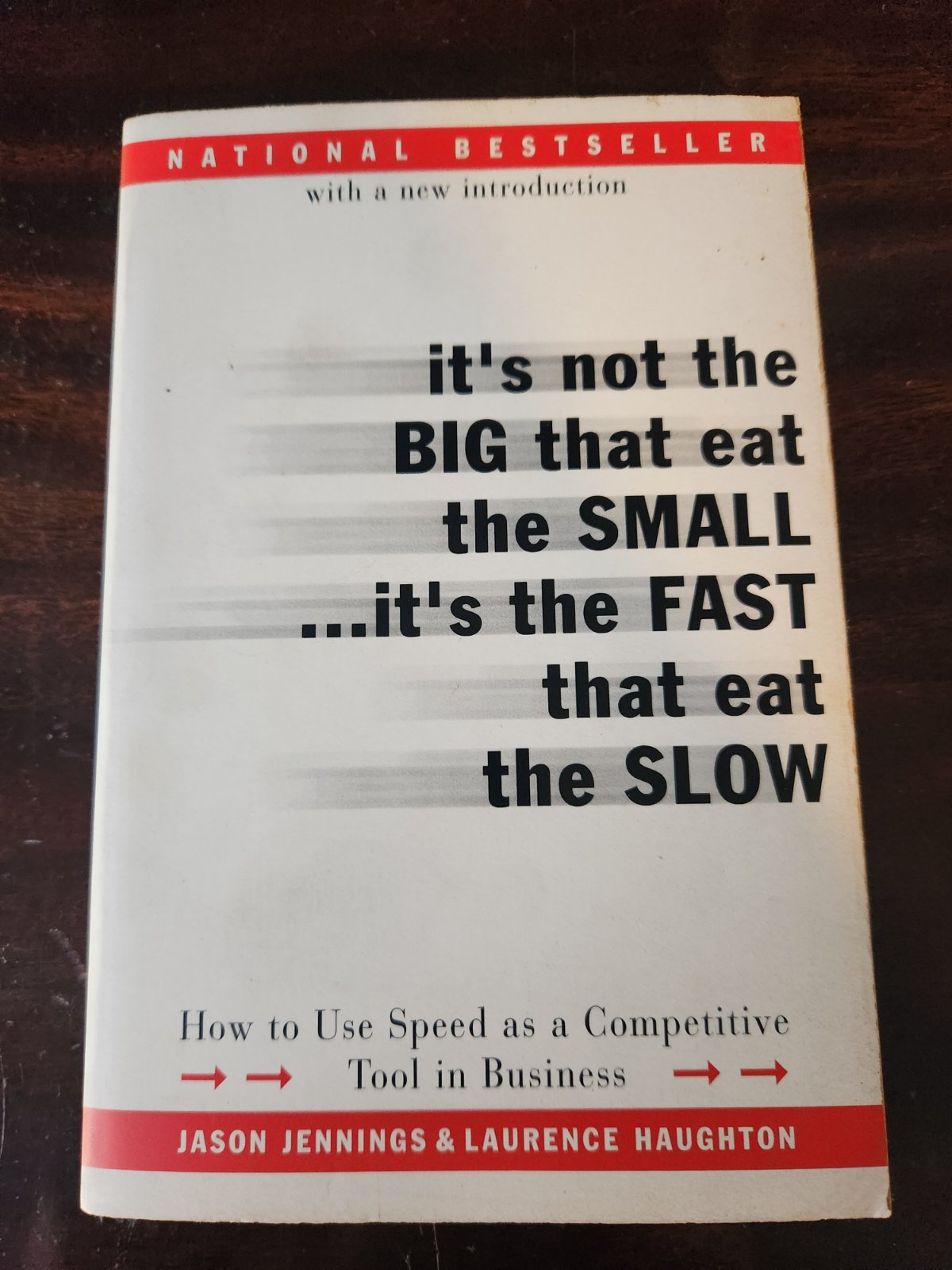 Cover of It's not the big that eat the small-- it's the fast that eat the slow