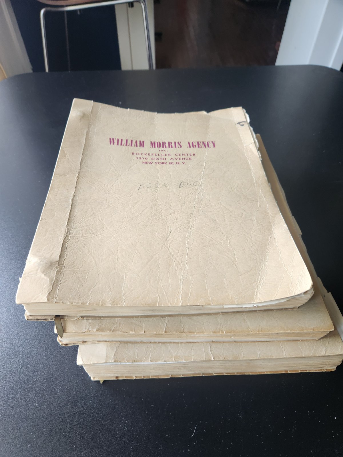 Cover of Taylor Caldwell — The Balance Wheel — Signed 3-Volume Typed Manuscript / Typescript — 1024 Pages