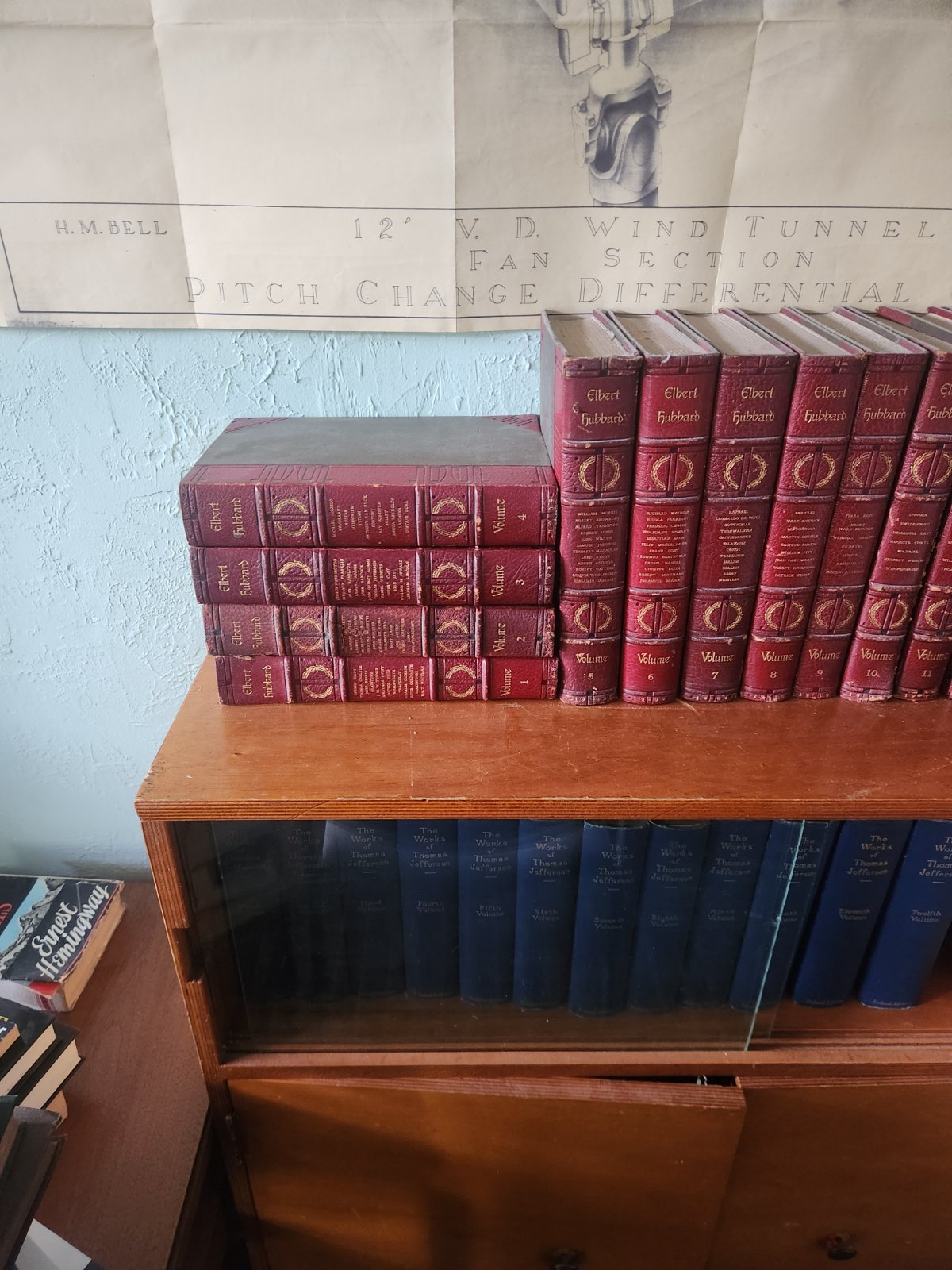 Cover of Elbert Hubbard — The Complete Writings — Author’s Edition — Roycroft Shop — 20 Vols — No. 605/1000 — Signed