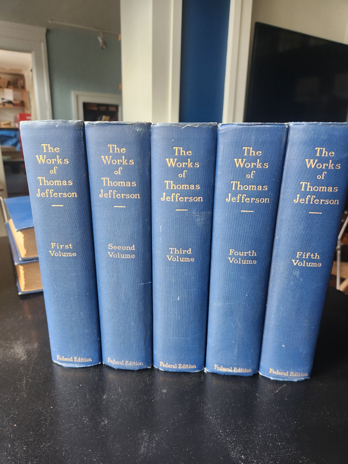 Cover of Thomas Jefferson — Works — Federal Edition — 12 Vols — No. 384/1000 — Putnam 1904–1905