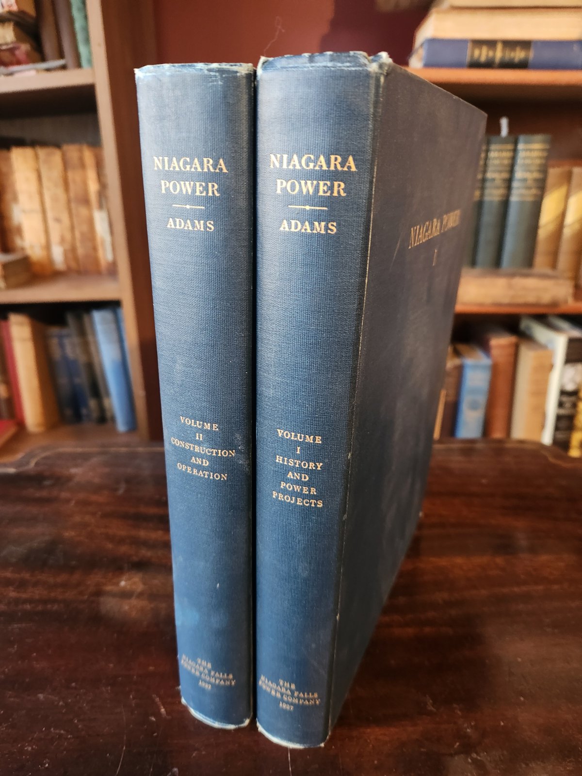 Cover of Niagara Power: History of the Niagara Falls Power Company, 1886-1918. Evolution of its Central Power Station and Alternating Current System [in two volumes]