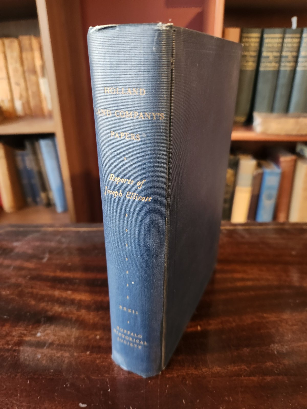 Cover of Holland Land Company's Papers Reports Of Joseph Ellicott