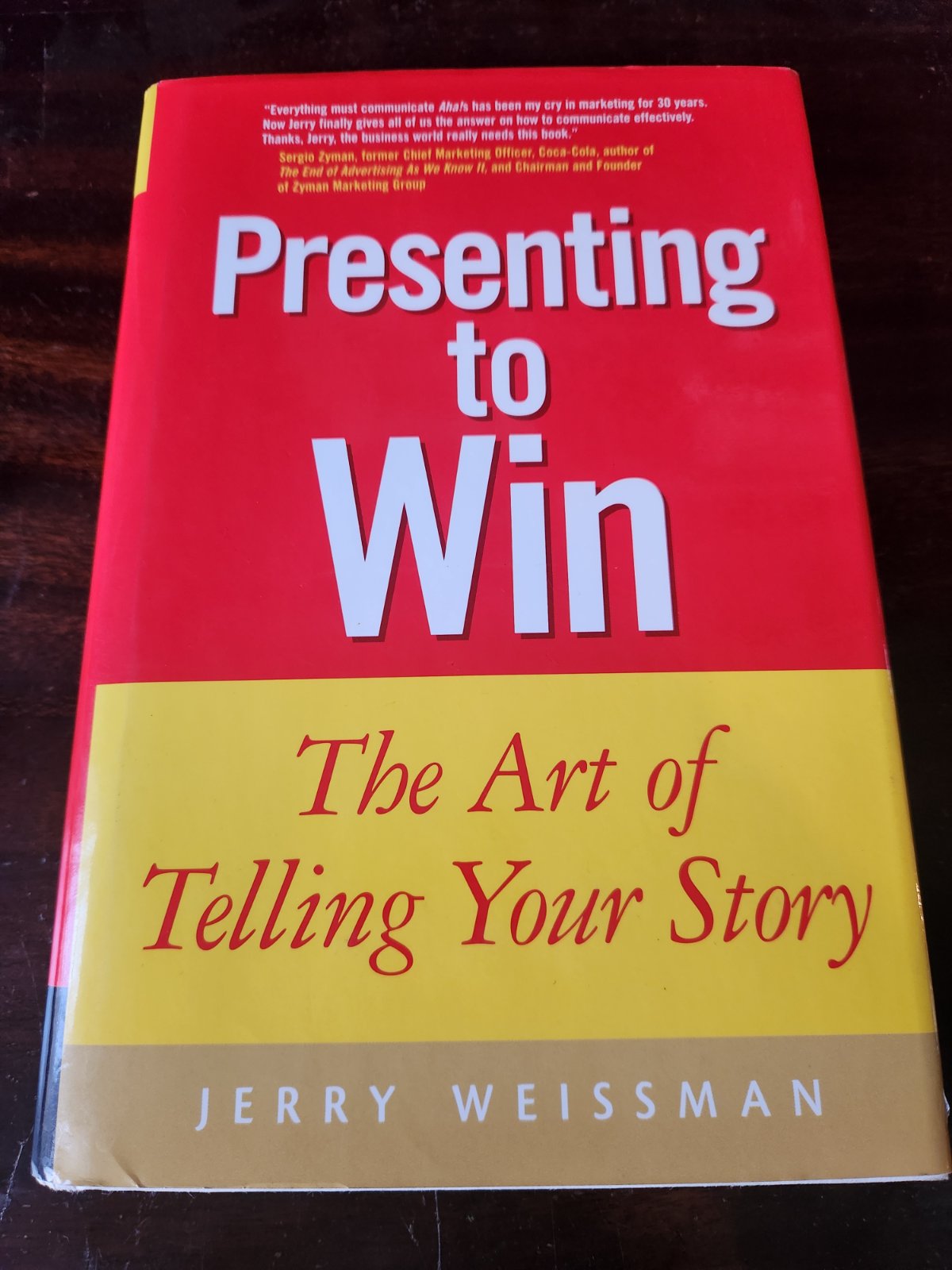 Cover of Presenting to win