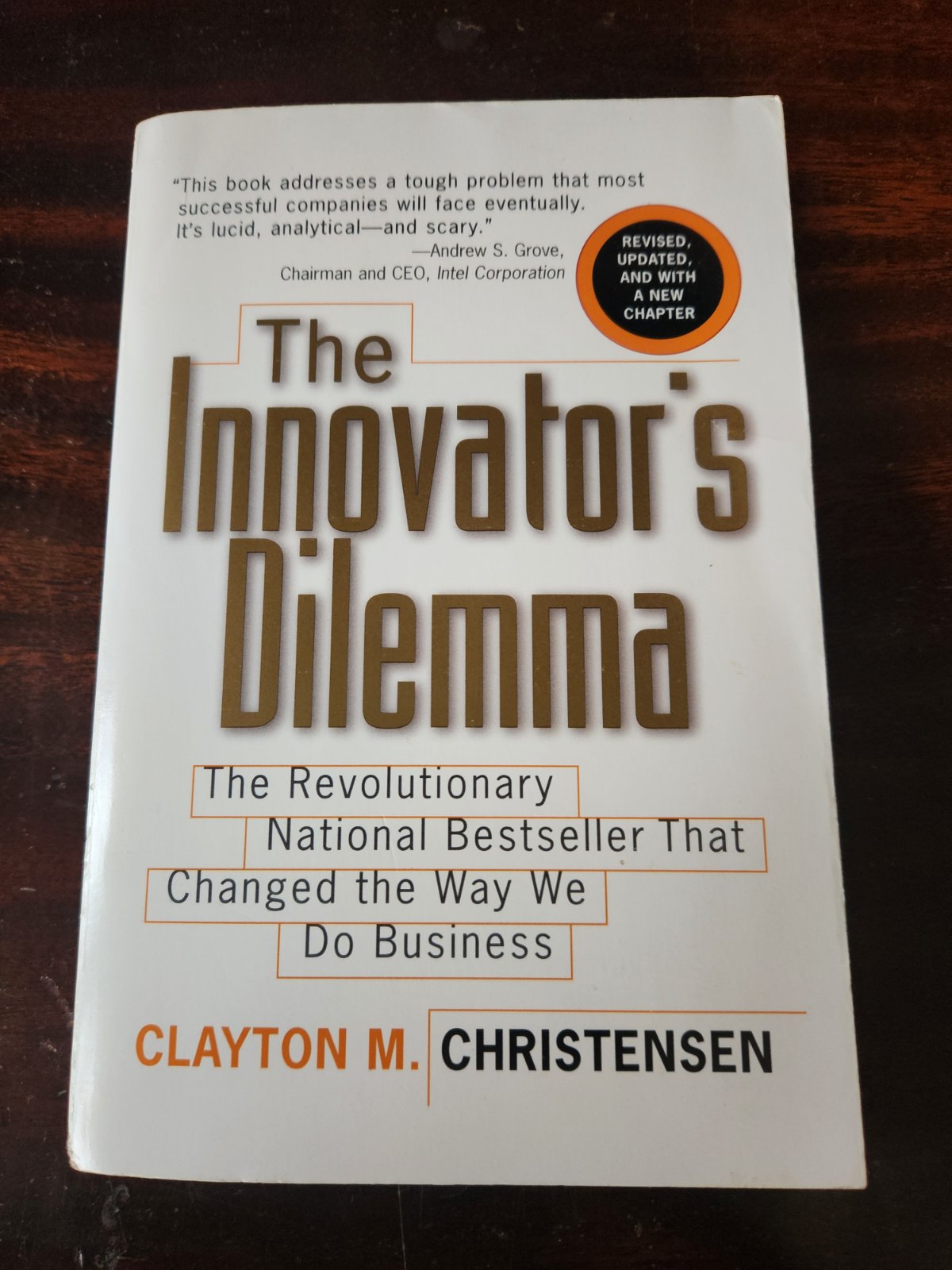 Cover of Innovator's dilemma