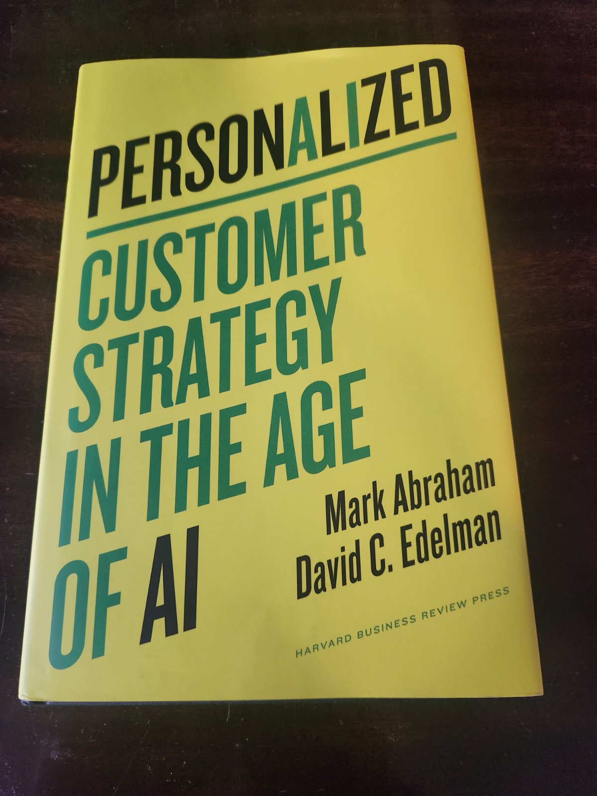 Cover of Personalized : Customer Strategy Age Aihb