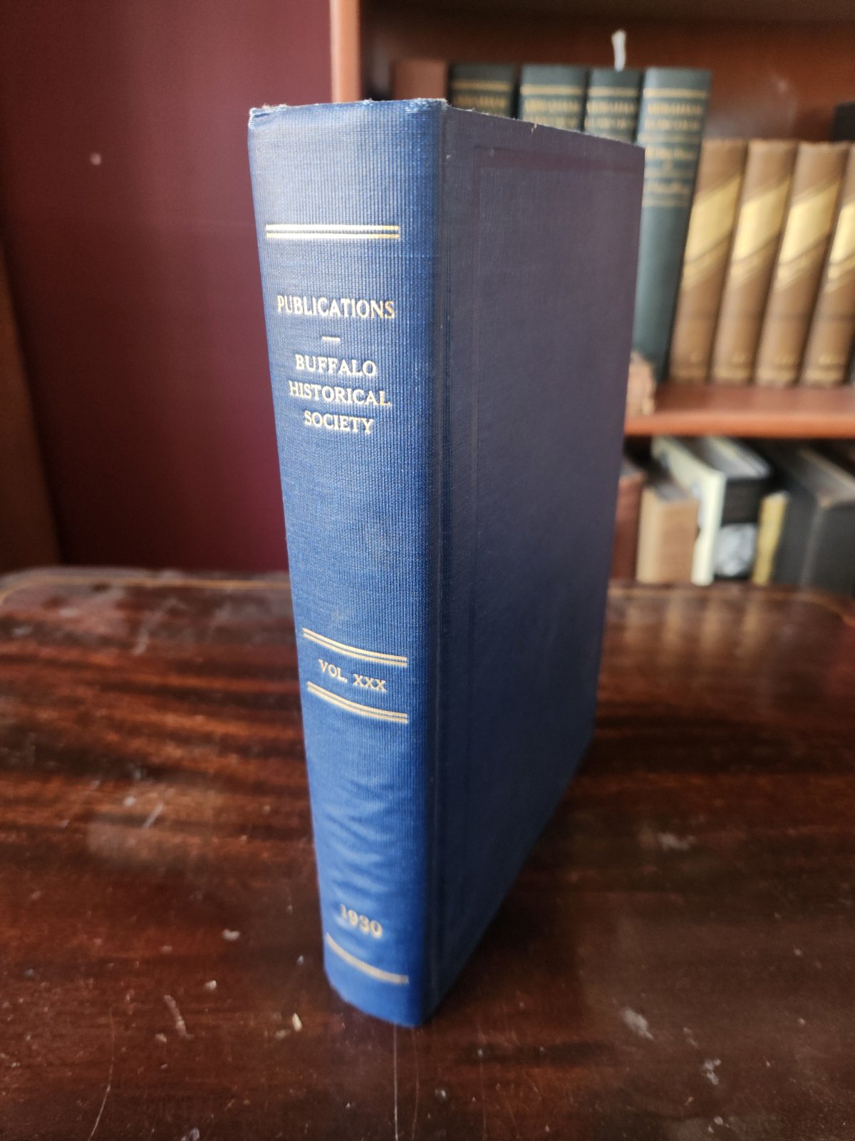 Cover of Buffalo Historical Society Publications - Volume XXX