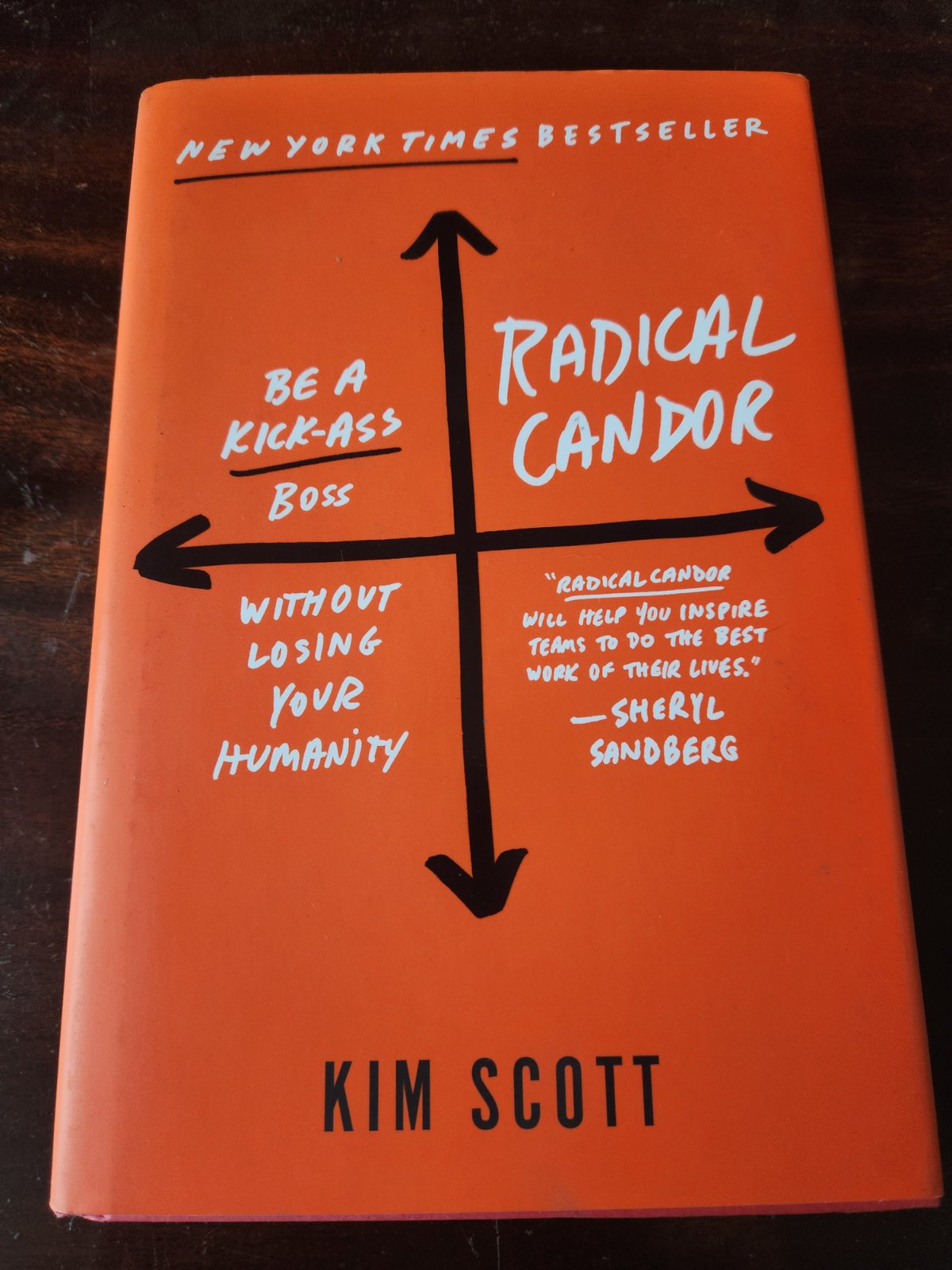 Cover of Radical candor : be a kick-ass boss without losing your humanity